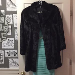 Mink fur coat